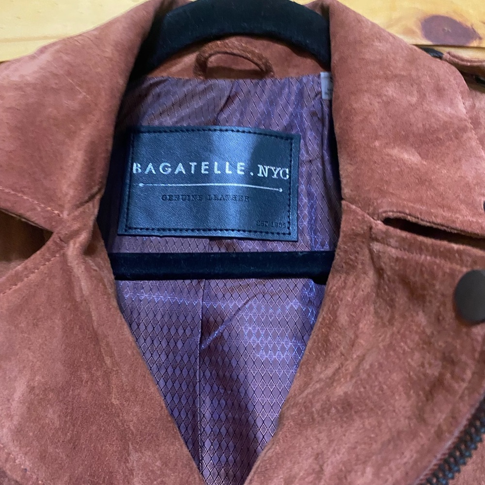 Bagatelle Rust Suede Jacket - Picture 4 of 5